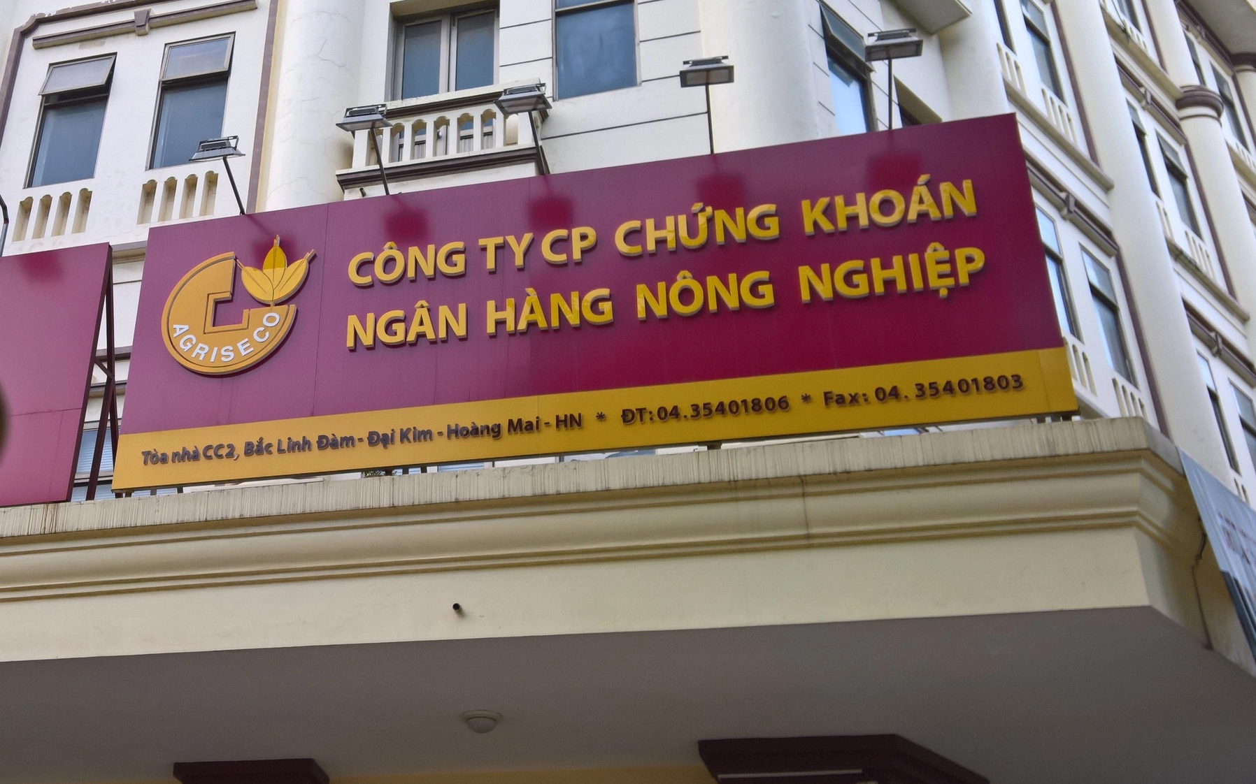 Công ty CP Chứng khoán Agrseco - Trụ sở tại HN