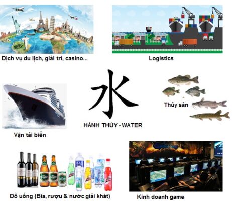 Nghành có ngũ hành thủy